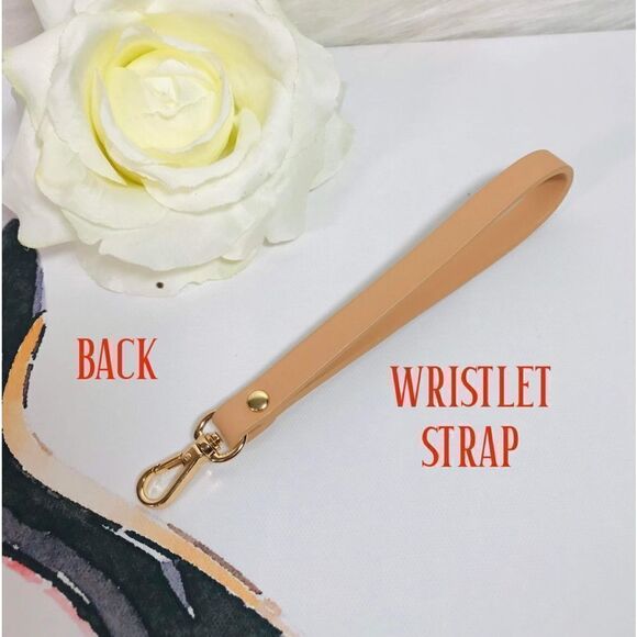 WRISTLET STRAP LEATHER BEIGE/CREAM - Picture 2 of 6